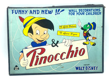 Cargar imagen en el visor de la galería, Walt Disney official 60s Pinocchio Wall Decorations NOVA LITO made in Italy
