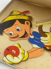 Cargar imagen en el visor de la galería, Walt Disney official 60s Pinocchio Wall Decorations NOVA LITO made in Italy
