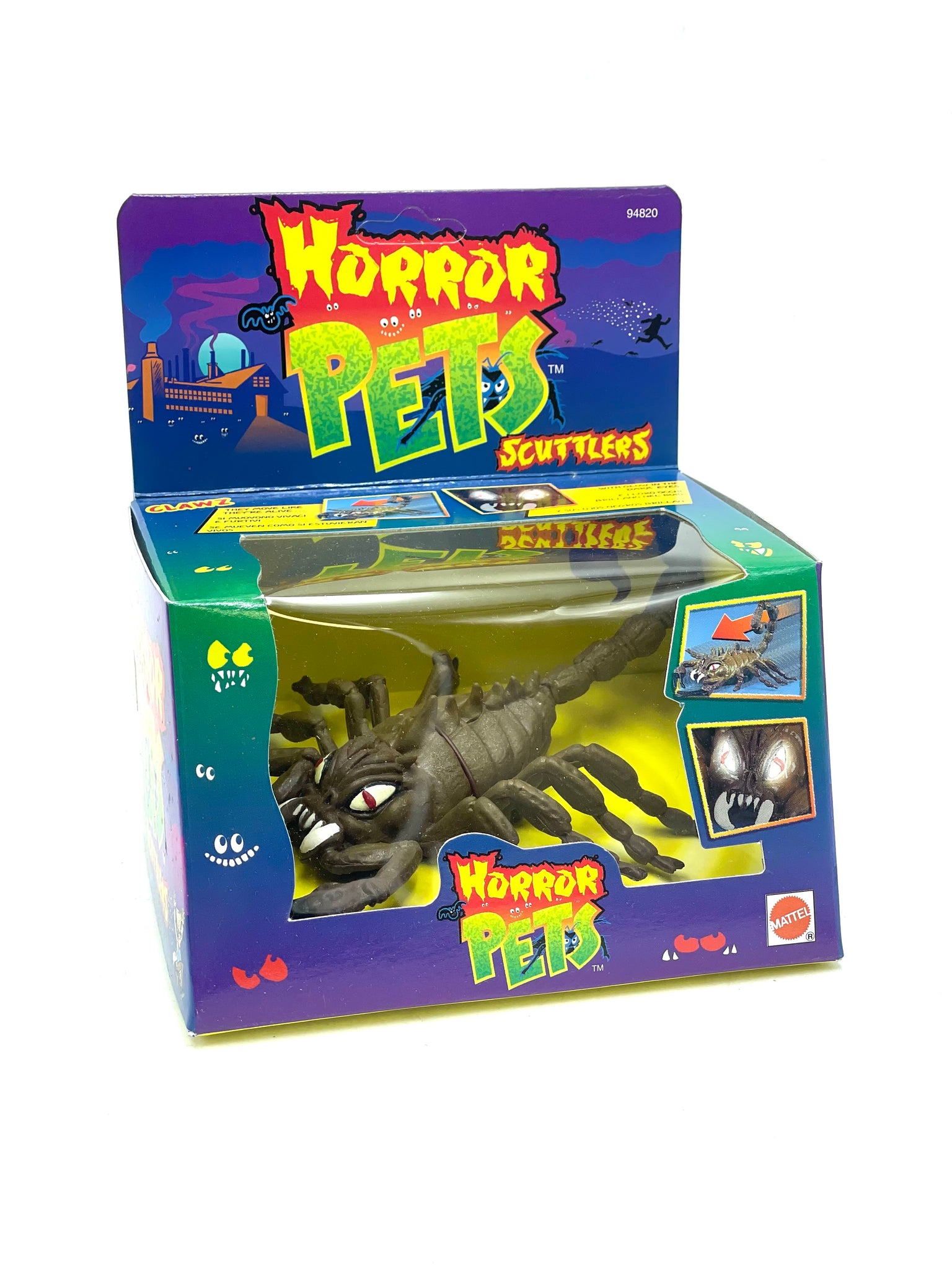 Vintage Mattel Horror Pets Scuttlers serie completa e