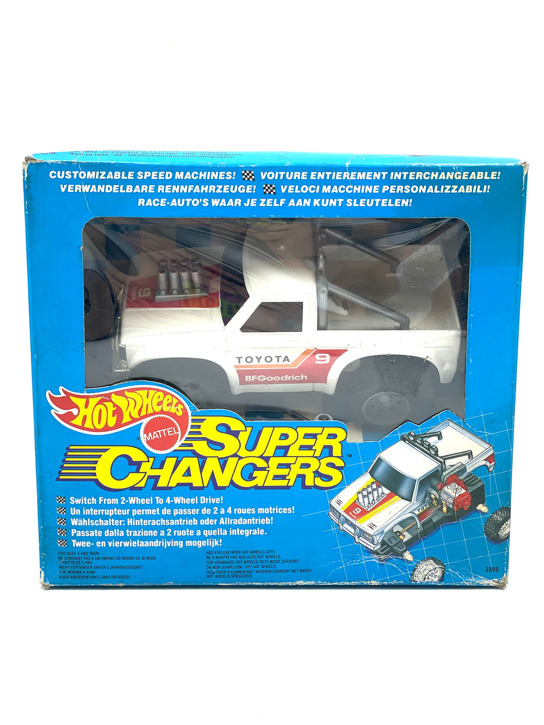 1989 Hot Wheels Super Changers Toyota Pick Up Mattel New Old Stock