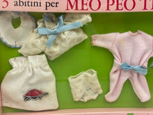 Load image into Gallery viewer, Vintage dress Set Italocremona doll Teo Meo Peo new old stock
