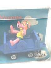 Load image into Gallery viewer, Vintage Bully The Pink Panther Train &amp; Wagon PVC figure new old stock
