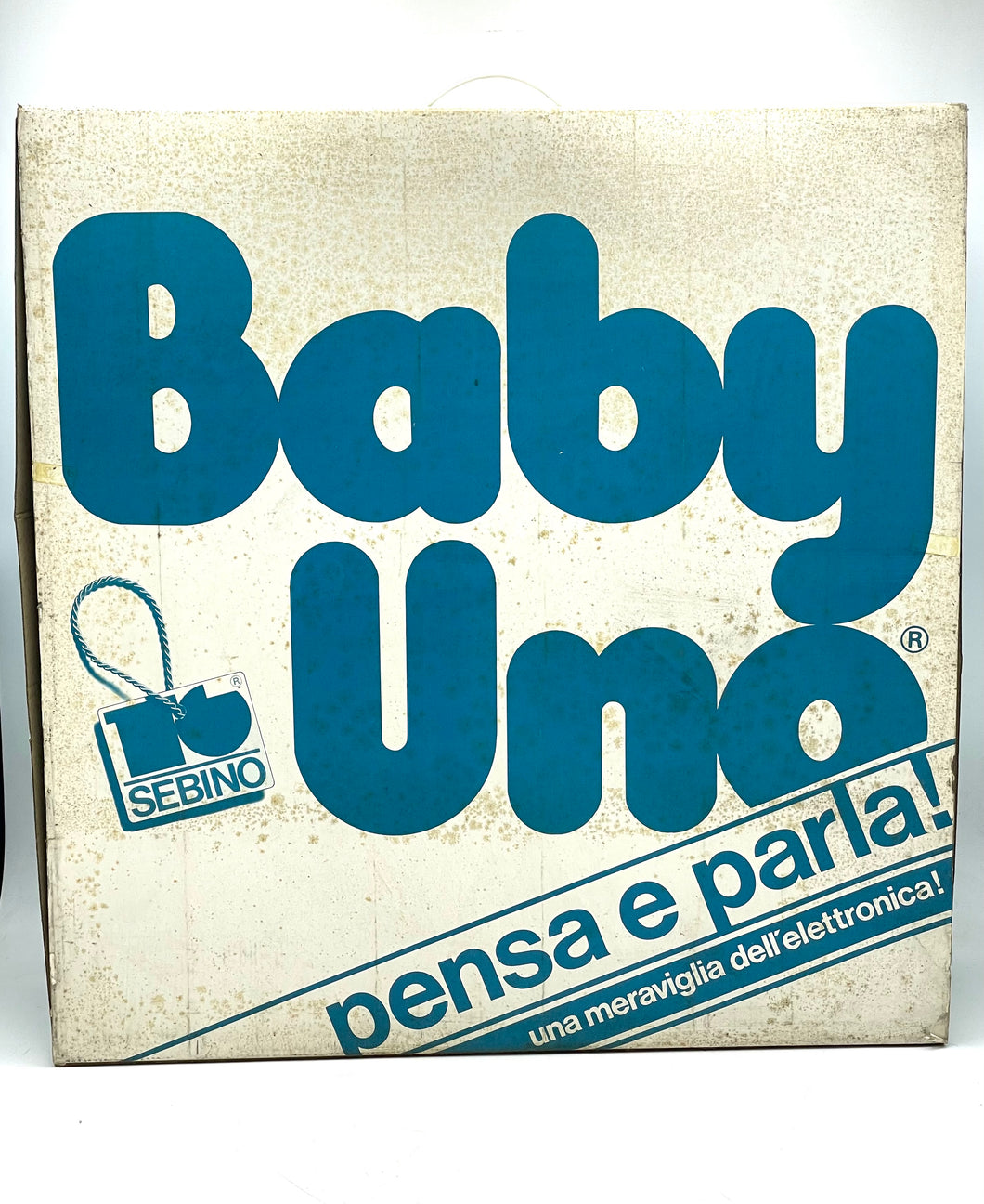 1983 Sebino Baby Uno Pensa e Parla bambola new old stock