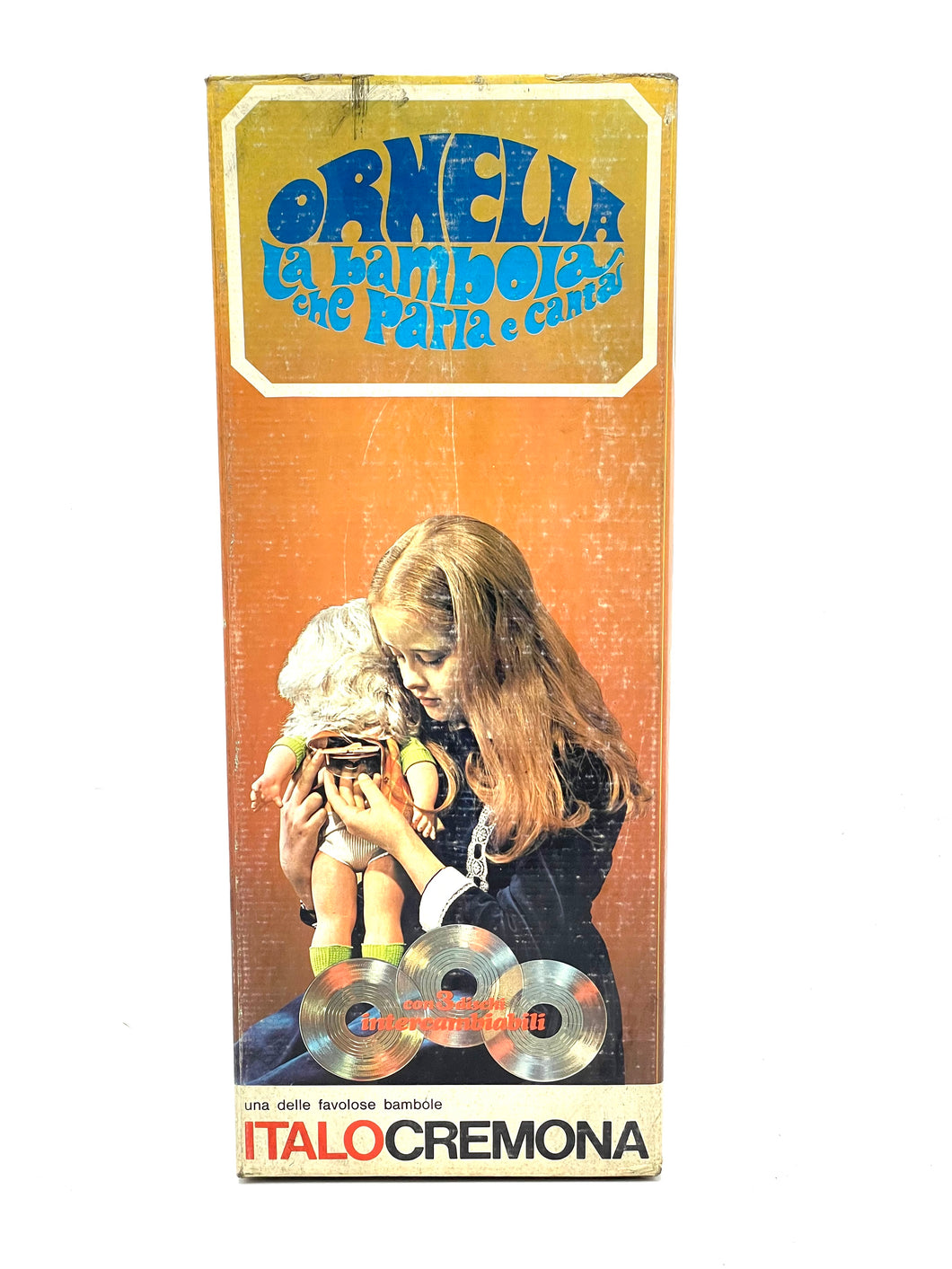 1969 Italocremona Ornella la bambola che canta e parla new old stock