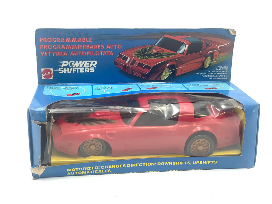 1979 Mattel Power Shifters Pontiac Trans-Am Firebird Programmable Red New old stock