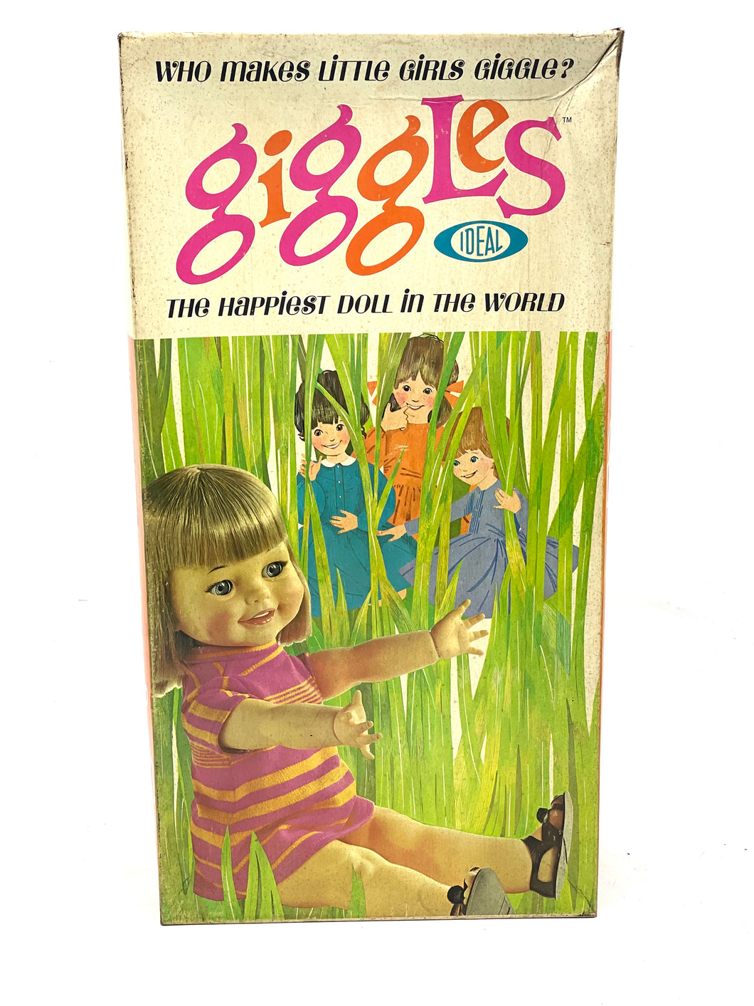 1967 Ideal Toy Giggles doll new old stock