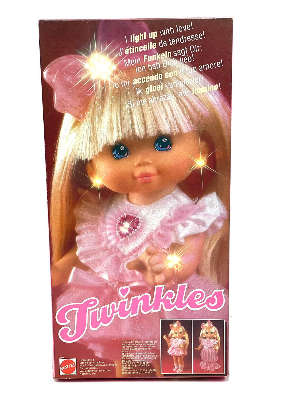 1990 Mattel Twinkles doll new old stock