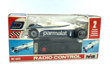 Load image into Gallery viewer, Vintage Polistil RC 603 Brabham F1 Parmalat Radio control new old stock
