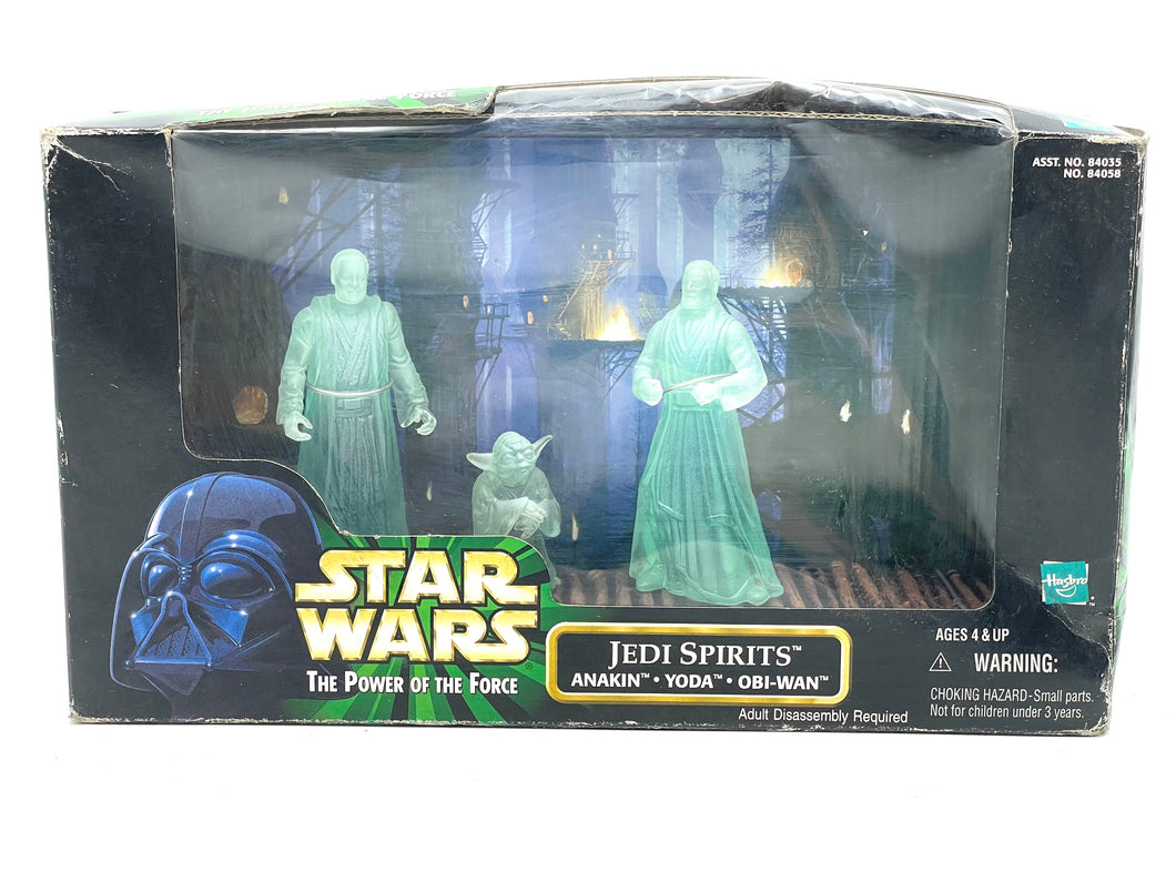 1998 Hasbro Star Wars POTF Jedi Spirits new old stock