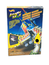 Load image into Gallery viewer, 1993 Mattel Hot Wheels Attack Pack Dinosaurs Tankasaurus Rex new old stock
