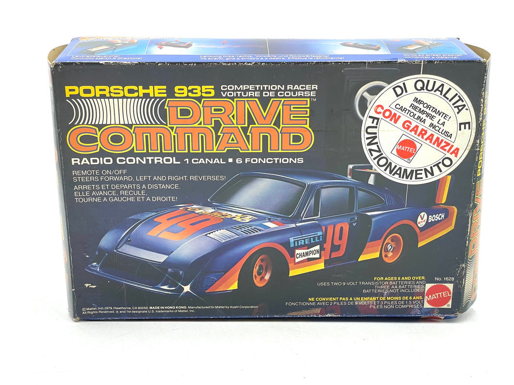 1979 Mattel Drive Command Porsche 935 radio control new old stock