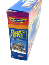 Load image into Gallery viewer, Vintage Galoob Micro Machines Truck &#39;N Service Centre Carry Case Playset
