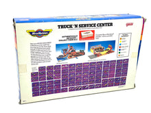 Load image into Gallery viewer, Vintage Galoob Micro Machines Truck &#39;N Service Centre Carry Case Playset
