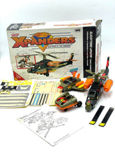 Load image into Gallery viewer, 1989 Galoob Xpanders Hapache Helicopter toy playset
