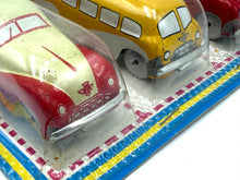 Load image into Gallery viewer, AMB Marchesini Tin Car Set – Rare 1970s Vintage Italian Metal Toy Collection
