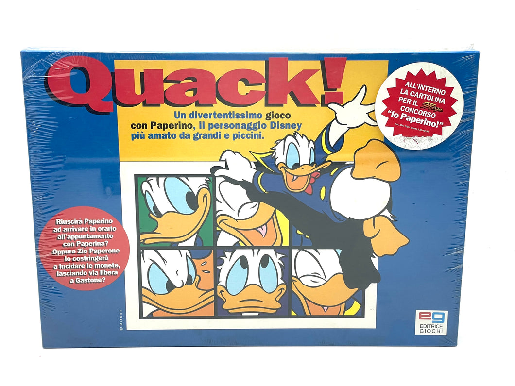 90'S Donald Duck board game Quack editrice giochi new old stock