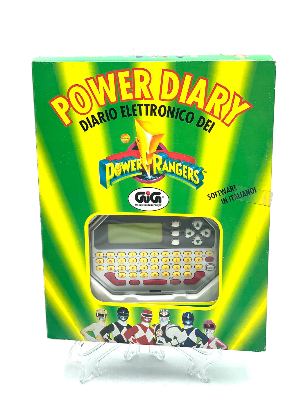 1995 Bandai GiG Handheld Power Rangers Electronic Power Diary new old stock