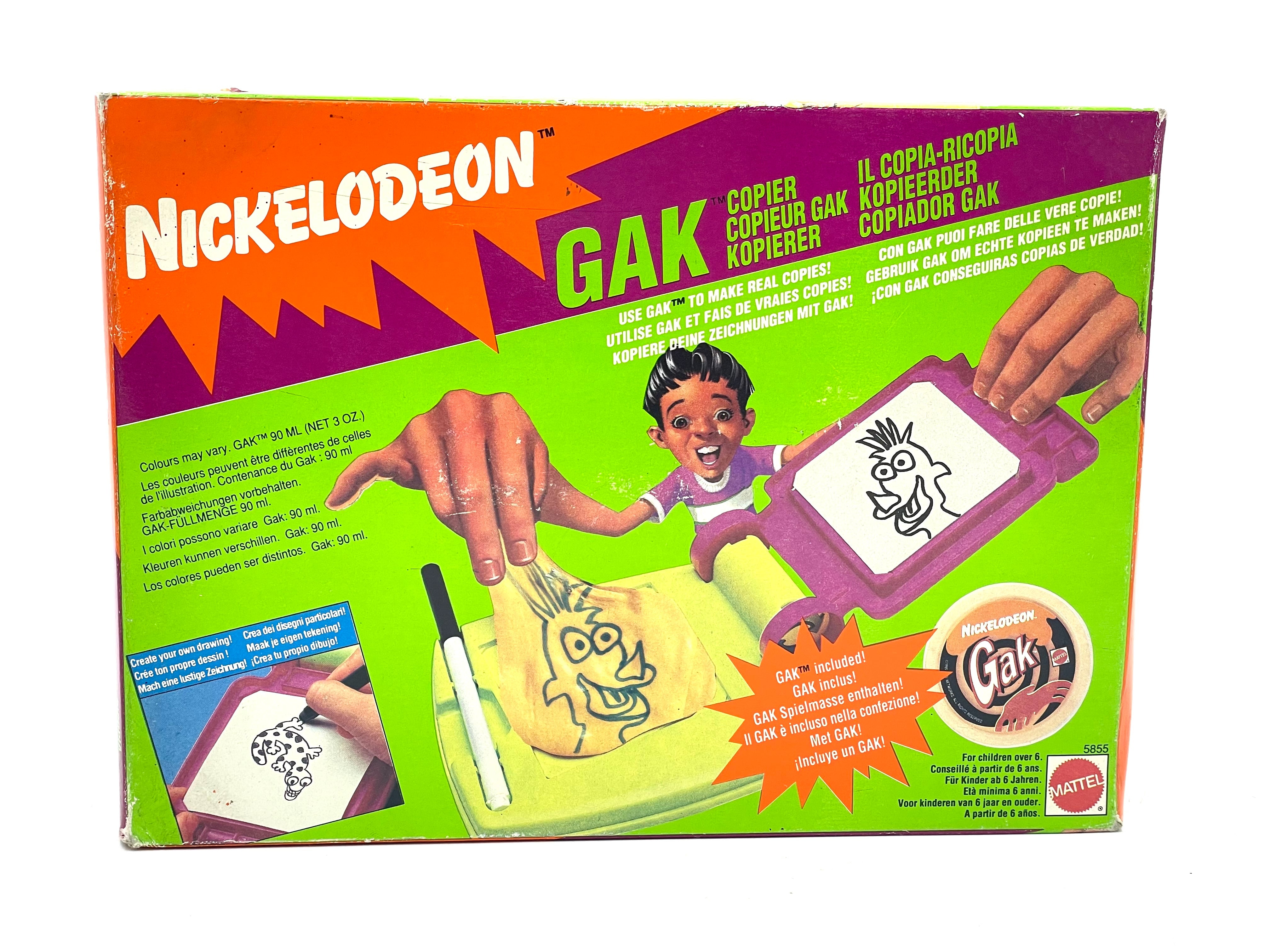 1995 Mattel Nickelodeon Gak copier new old stock – Vintage Toys Box