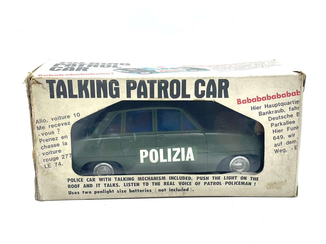 Tomy 80'S Talking Patrol car Giulia Alfetta Polizia new old stock