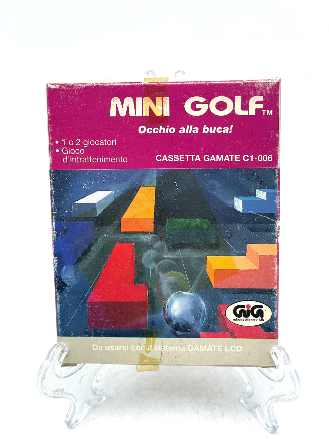 Vintage Gamate Videogame Mini Golf Cartridge new old stock