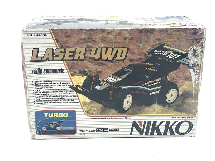 Nikko Black Cat Laser 4WD RC car – 1980s vintage

