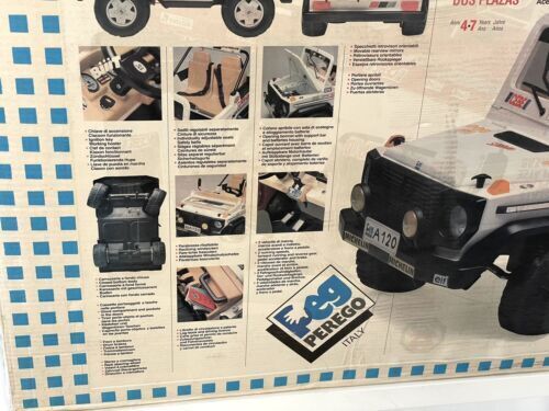 peg perego savana jeep Peg Perego Jeep Savana (1988) – Vintage Electric Ride-On Car – New in Box