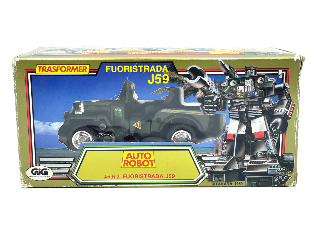 Transformers G1 Diaclone J59 Jeep No.12 Hound Canguro front view