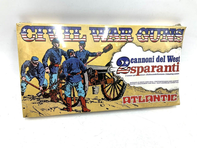 Sealed Atlantic Civil War soldiers and cannons 1:32 scale set
