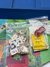 Carica l&#39;immagine nel visualizzatore di Gallery, Plastic parts and board details of Big Jim Giro d’Italia game showing wear
