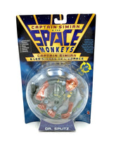 Load image into Gallery viewer, Sealed Dr. Splitz action figure from Captain Simian in Mattel packaging

