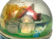 Load image into Gallery viewer, 1990s Mulino Bianco promotional light-up house inside megasphere

