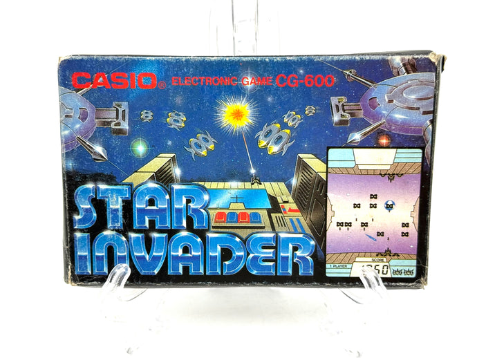 Front view of Casio Star Invader CG-600 box
