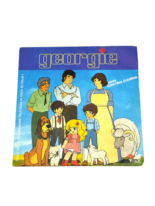 Front cover of Cristina D’Avena Georgie 45 RPM vinyl single (1984)