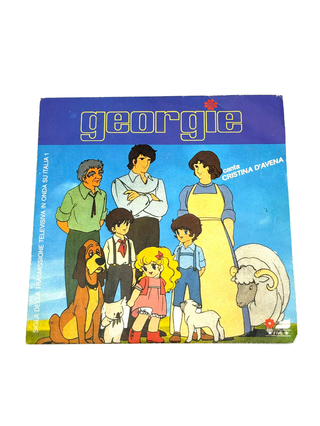 Front cover of Cristina D’Avena Georgie 45 RPM vinyl single (1984)