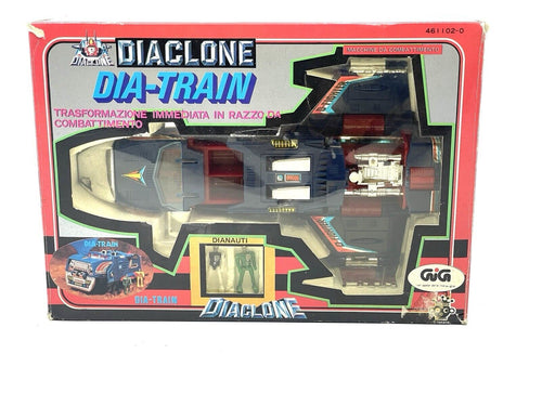 Diaclone Dia-Train vintage Takara GiG robot in box

