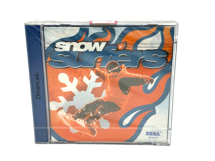 Front view of SEGA Dreamcast Snow Surfers 1999 PAL sealed box