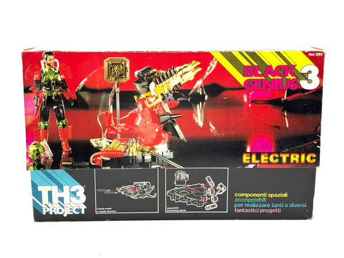 Front view of Edison TH3 Project Black Genius 3 vintage toy