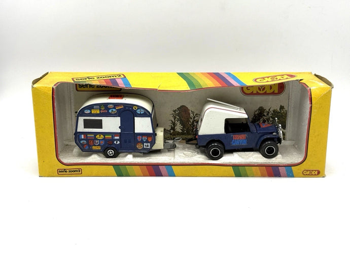Boxed vintage FIAT Campagnola Grand Canyon Set in 1:25 scale by Barlux
