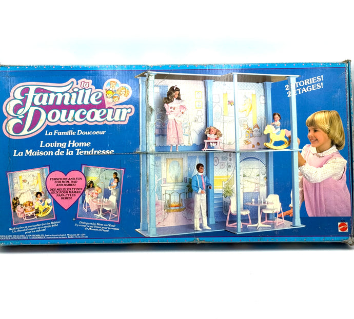 The Heart Family Loving Family Home Barbie 1986 front view