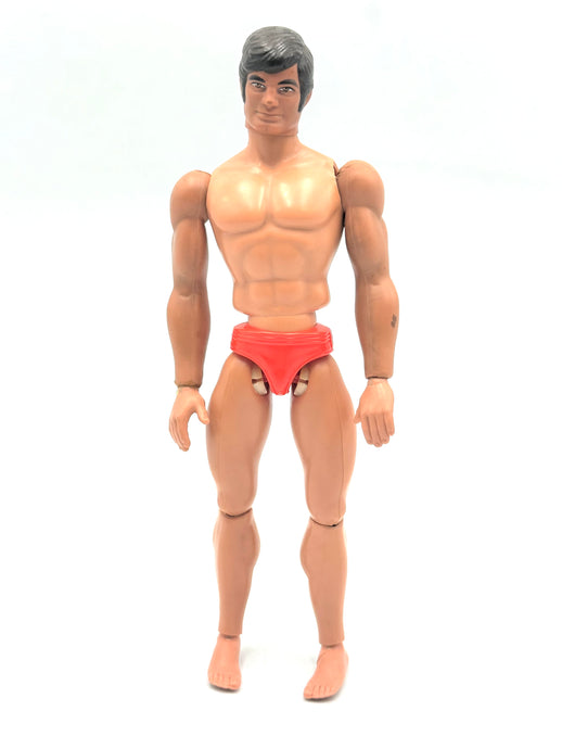 Front view of Mattel Big Jim Karate Action Figure 1971 vintage toy