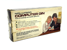 Load image into Gallery viewer, Back view of 1976 Mattel Ramino Computer Gin handheld game
