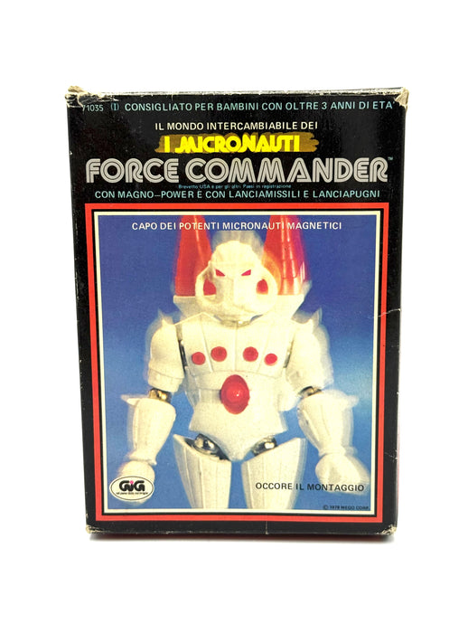 Front view of 1979 Mego Micronauts Force Commander Italian GiG version