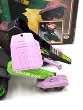 Load image into Gallery viewer, Close-up of 1979 Micronauts Terraphant toy showing vintage wear
