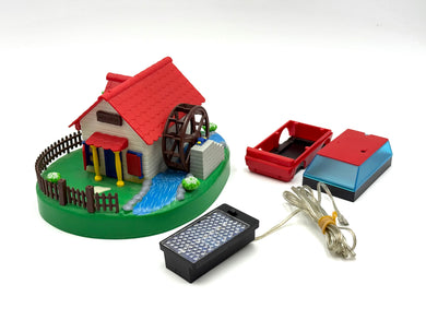 Front view of Il Mulino di Archimede complete toy set from 1992 by Mulino Bianco
