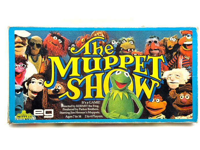 Front view of The Muppet Show board game EG Editrice Giochi 1977 box