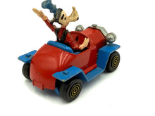 Carica l&#39;immagine nel visualizzatore di Gallery, Close-up of Politoys W5 Goofy Car showing restoration needs and vintage wear
