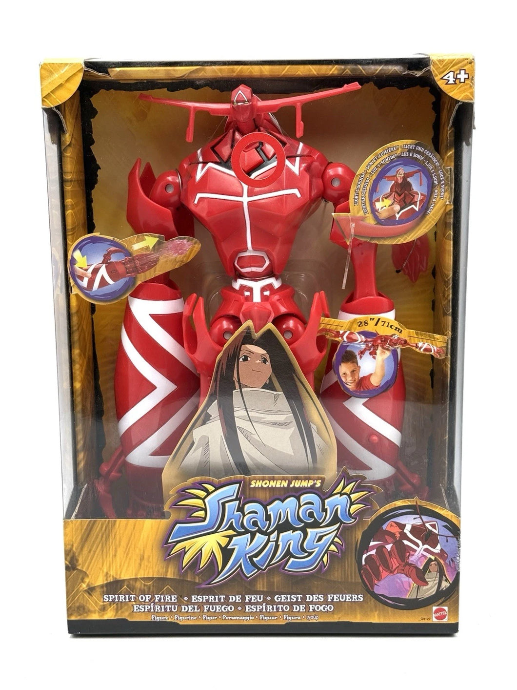 Shaman King Spirit of Fire Action Figure – Mattel 1998 – Ultra