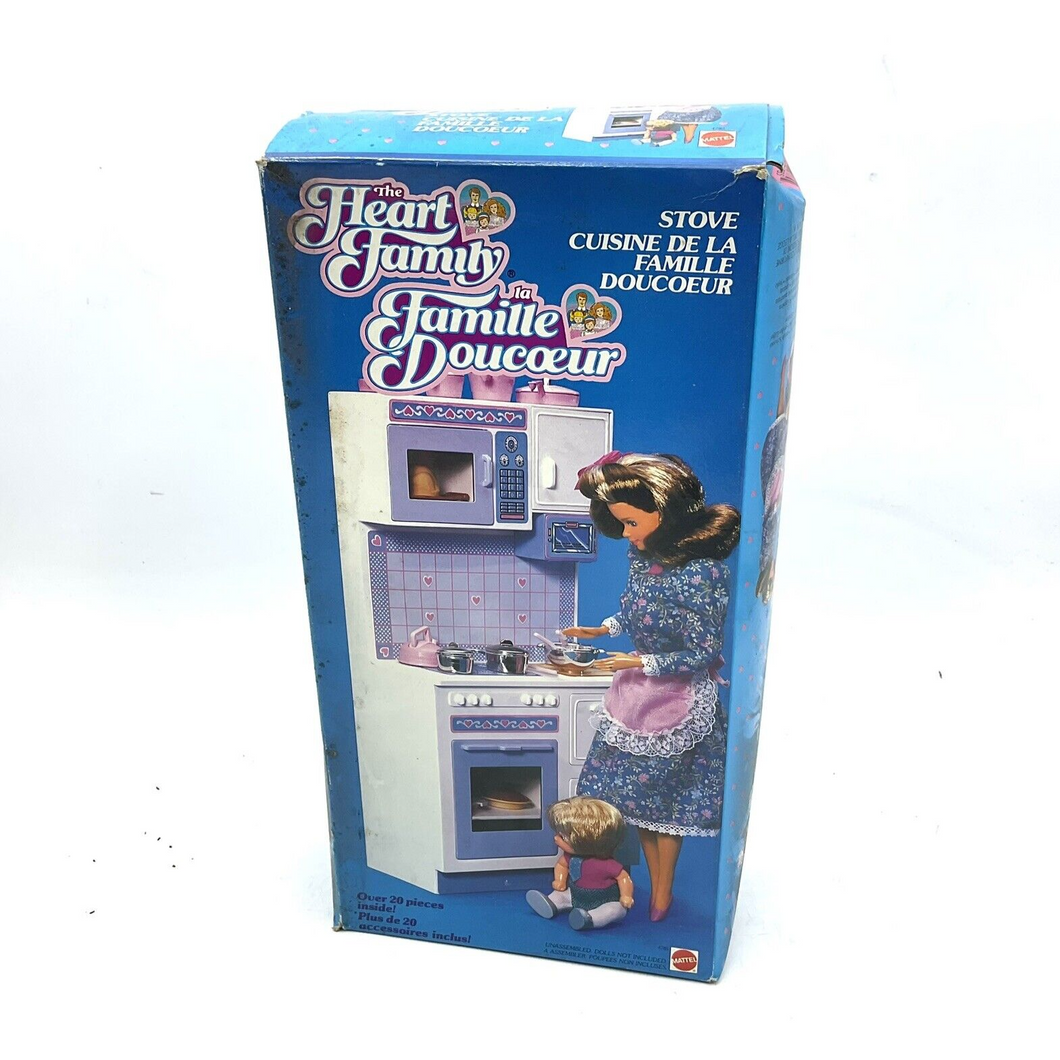 1988 Mattel The Heart Family La Famiglia Cuore Fornello Stove New Old Stock