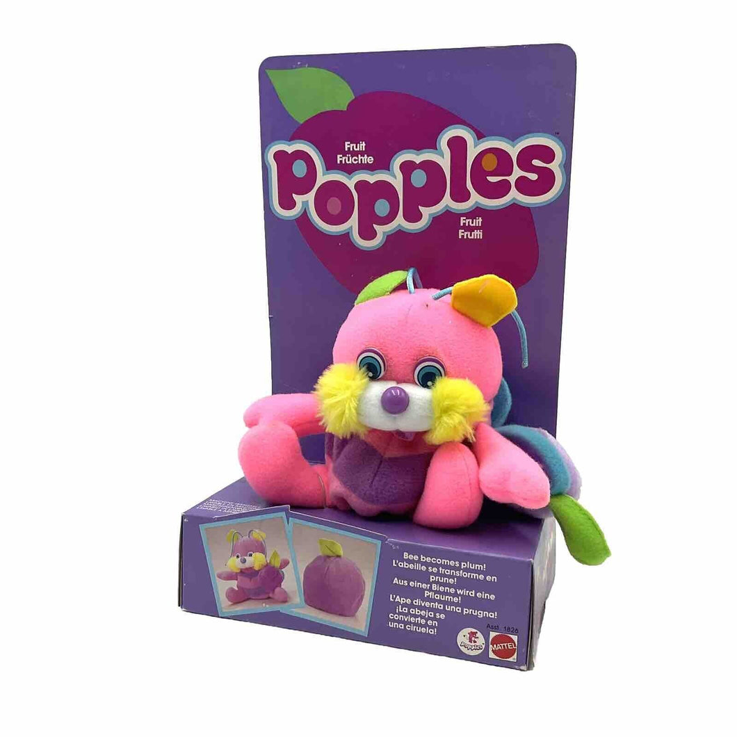 1988 Mattel Popples Fruit Plum new old stock