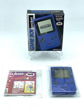 Load image into Gallery viewer, Vintage Nintendo Game Boy Pocket Blue Handheld System new old stock
